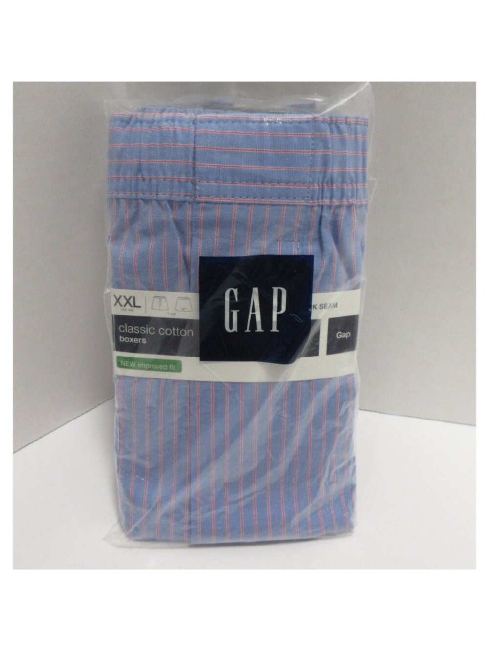GAP Underwear XXL Boxer Shorts Striped Classic Cotton Deadstock NEW